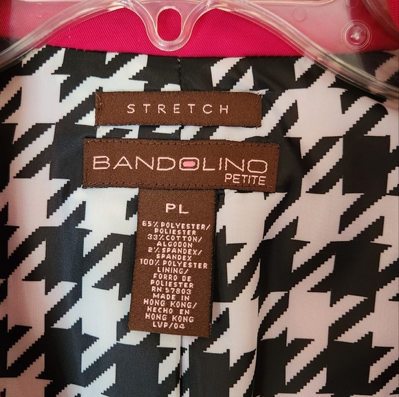 NWOT Bandolino Petite Large Pink Trench Coat - Picture 4 of 4